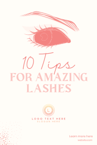 Lashes Tips Pinterest Pin Design