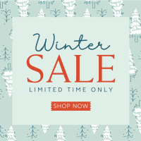 Winter Pines Sale Instagram Post