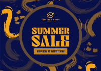 Summer Sale Promo Postcard Image Preview