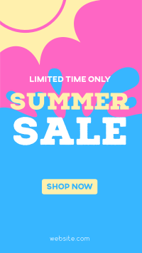 Summer Sale Splash TikTok Video