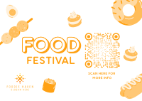 Our Foodie Fest! Postcard