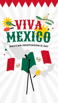 Mexican Independence Facebook Story