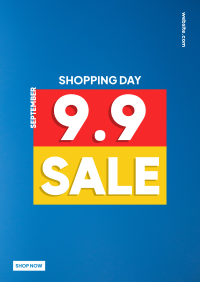 9.9 Shopping Sale Flyer