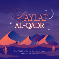 Laylat al-Qadr Desert Linkedin Post