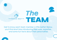 Get to Know the Team Postcard