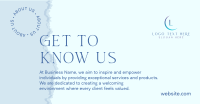About Us Company Facebook Ad
