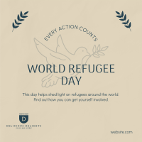 World Refugee Support Instagram Post