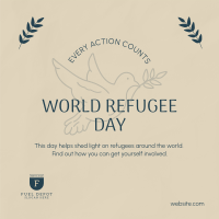 World Refugee Support Instagram Post Image Preview