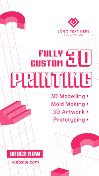 3D Agnostic Printing Instagram Reel Design