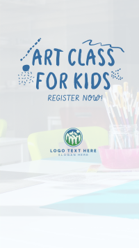 Art Class For Kids Instagram Story