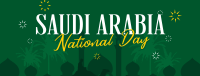 Saudi Arabia National Day Facebook Cover Design