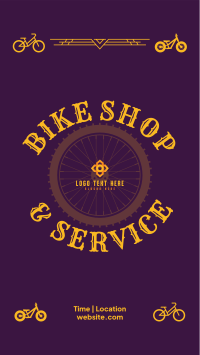 Bike Shop and Service Instagram Story