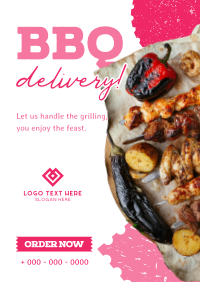 BBQ Delivery Poster Design