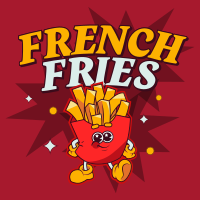 French Fries Mascot T-shirt