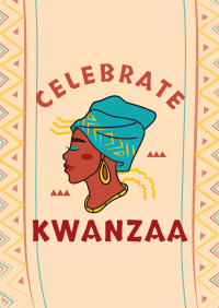 Kwanzaa African Woman Poster