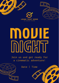 Movie Film Night Poster