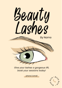 Beauty Lashes Flyer