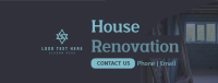 Simple Home Renovation Facebook Cover Design