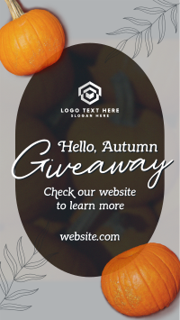 Hello Autumn Giveaway Video