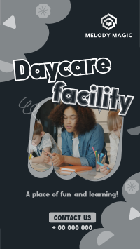 Cute Daycare Facility Instagram Reel Image Preview
