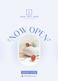 Open Jewelry Store Poster