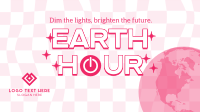 Earth Hour Retro Animation Image Preview