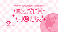 Earth Hour Retro Animation