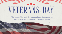 Classic Veterans Day Facebook Event Cover