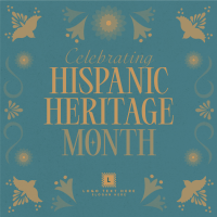 Traditional Hispanic Heritage Month Linkedin Post Design