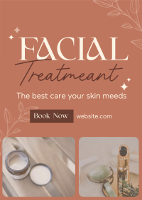 Beauty Facial Spa Treatment Poster