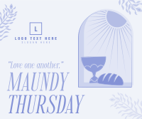 Holy Thursday Bread & Wine Facebook Post