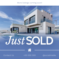 Corporate Just Sold Real Estate Instagram Post