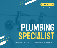 Plumbing Specialist Facebook Post Design