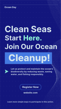 Ocean Day Clean Up Minimalist YouTube Short