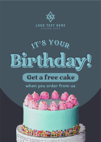 Birthday Cake Promo Poster