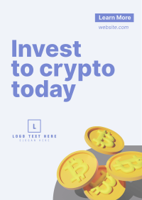 Invest to Crypto Poster