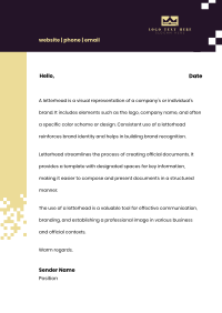 Pixels Letterhead