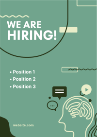 We're Hiring Creatives Flyer