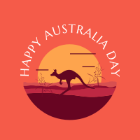 Australia Landscape Instagram Post Design