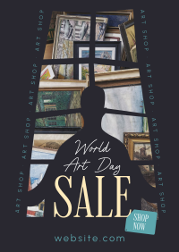 World Art Day Sale Flyer