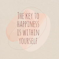 Key to Happiness Linkedin Post Design