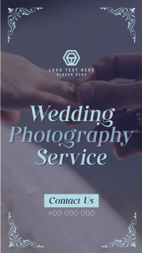 Floral Wedding Videographer Facebook Story