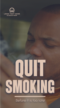 Quit Smoking Today Facebook Story