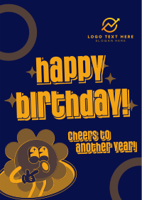 Happy Birthday Greeting Poster