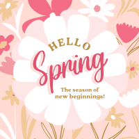 Spring Has Sprung Instagram Post Design