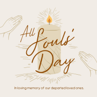All Souls' Day Instagram Post Design