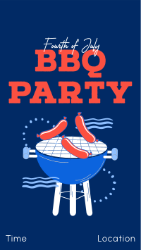 Come at Our 4th of July BBQ Party  Instagram Story