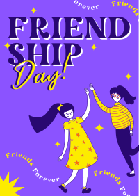 High Five Friendship Day Poster