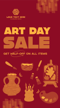 Art Materials Sale TikTok Video