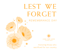 Symbol of Remembrance Facebook Post